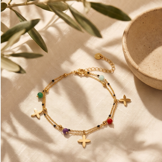 ✨ Chaîne de Cheville Maya ✨