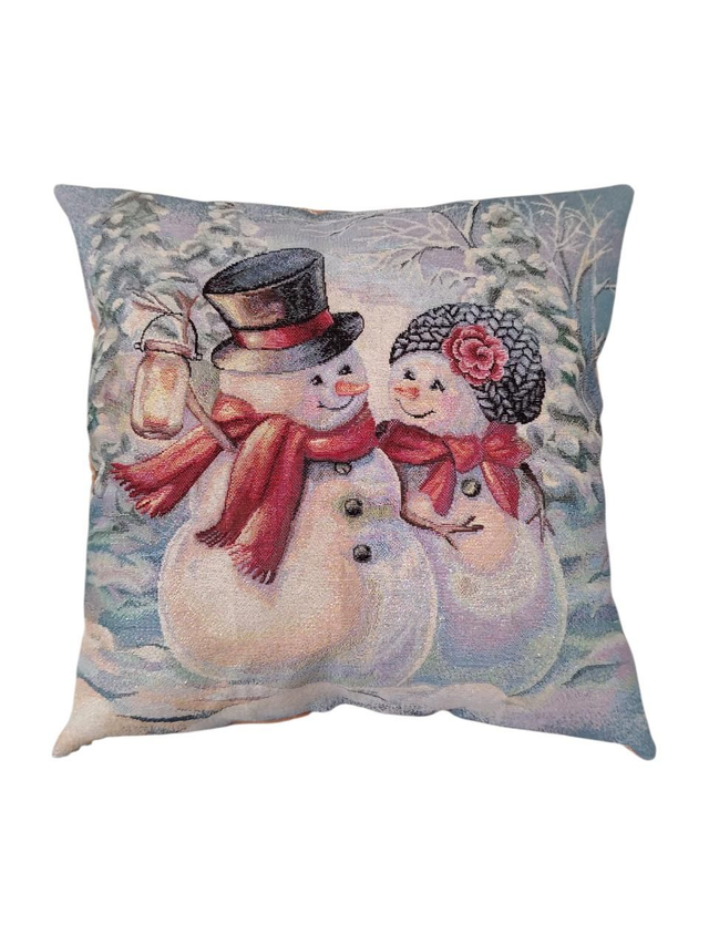 Coussin de Noël "Bonhomme de neige"