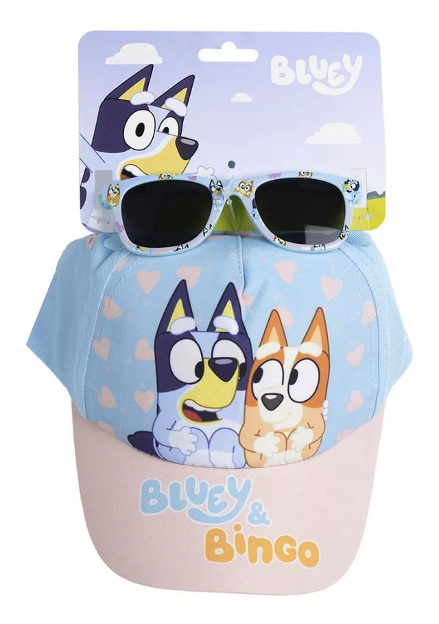 Óculos e Boné Bluey