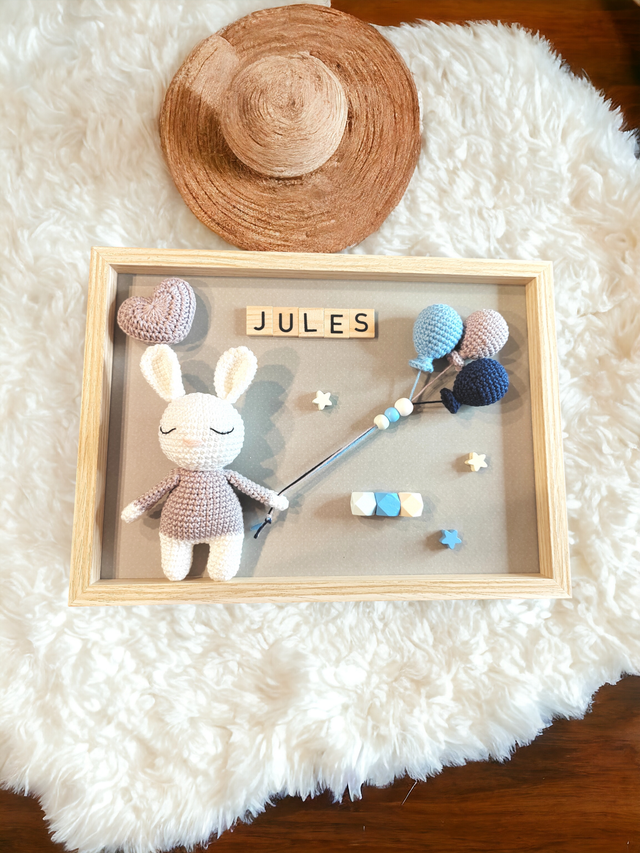 Cadre lapin personnalisé