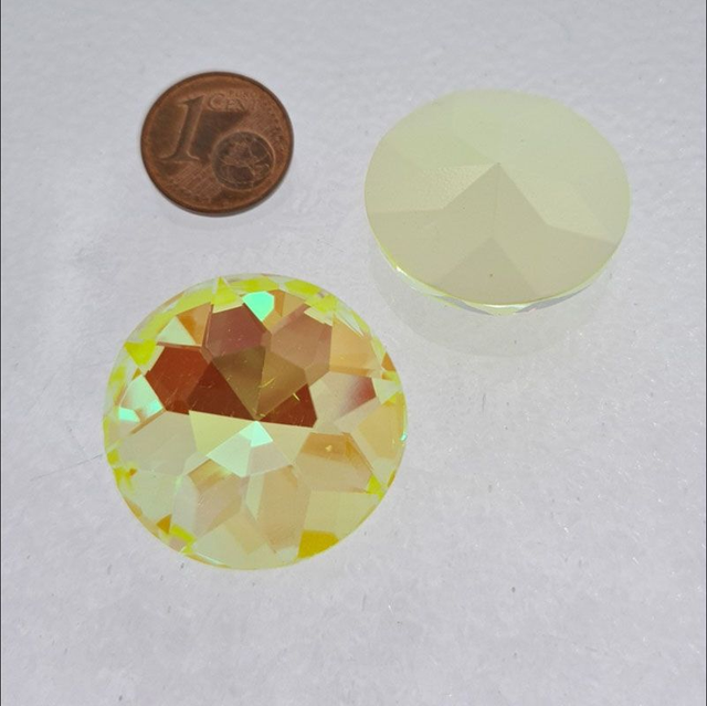 Fancy Chaton, Citrine Mocha AB, 27mm