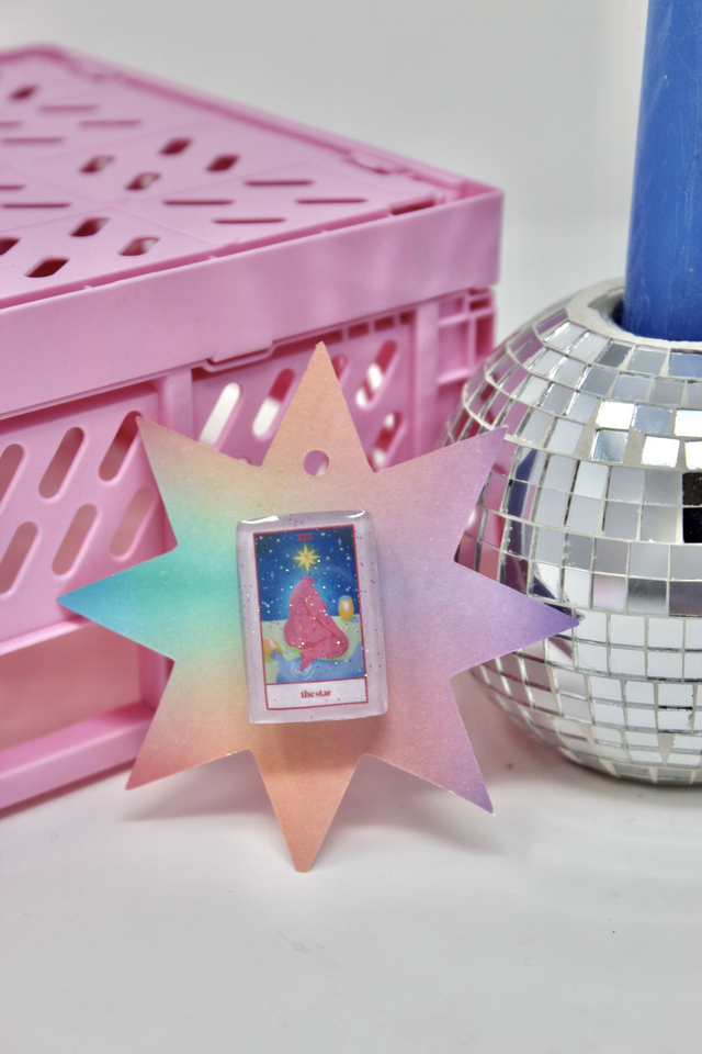 The Star Tarot Croc charm