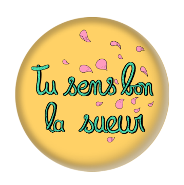 Magnet "Tu sens bon la sueur"