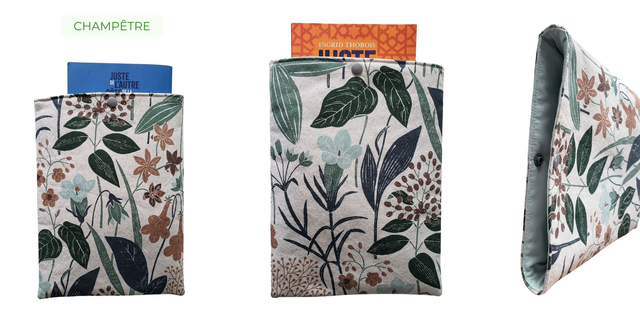 Pochette pour livre - Tailles S et M - 2ème série