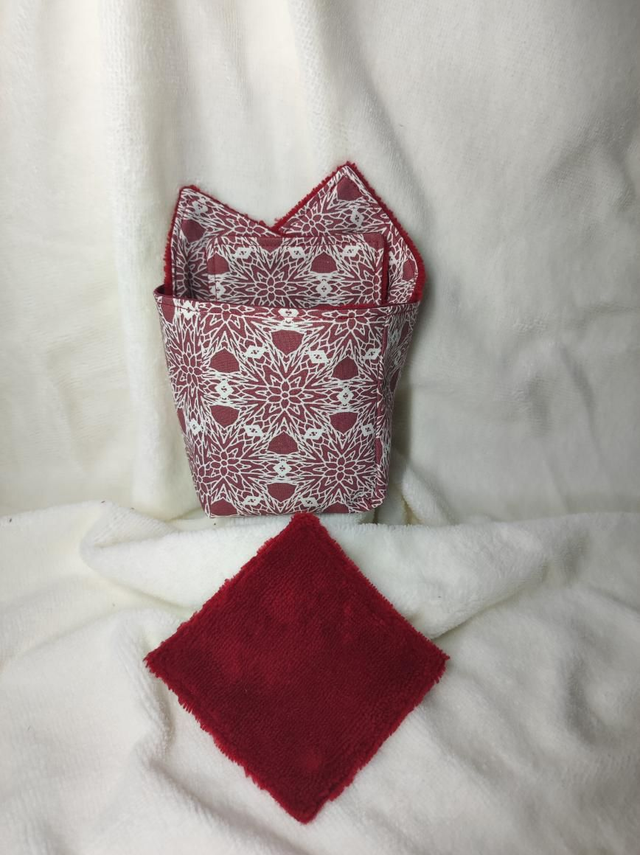 Ensemble visage et douche rosace lie de vin psychédélique