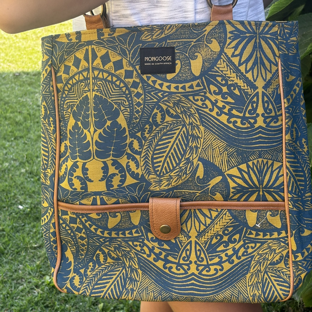 Jemsi Bag Koru Teal/Mustard