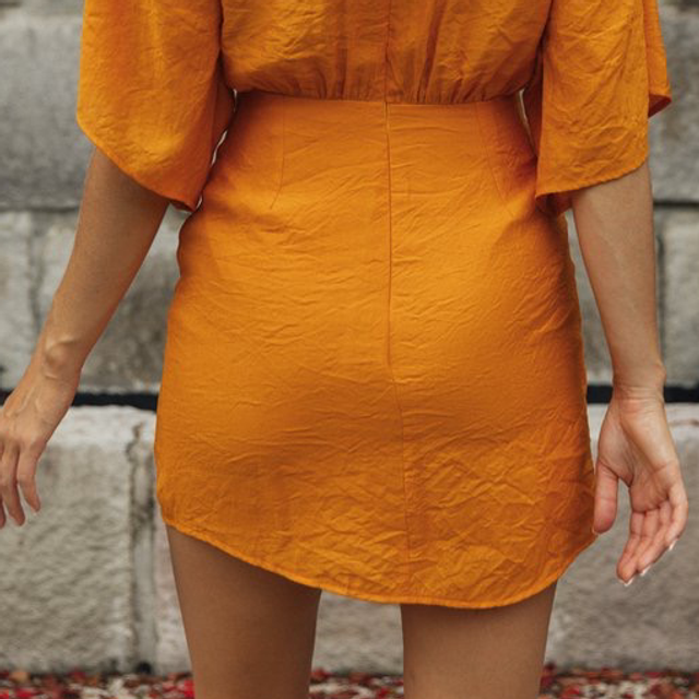 Robe SELENA Orange | PRÉCOMMANDE