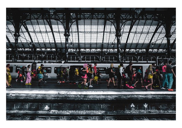 Brighton Pride Station Limited Edition Print