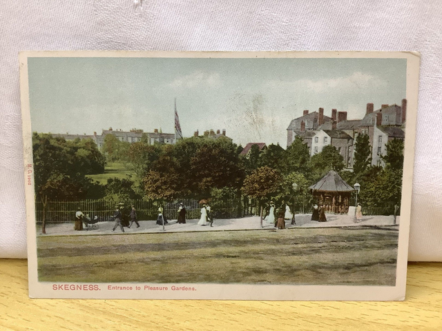 Skegness, Entrance to Pleasure Gardens, Lincolnshire, Pictorial Stationery Co. Vintage Postcard Our Ref No. R730 £2.50
