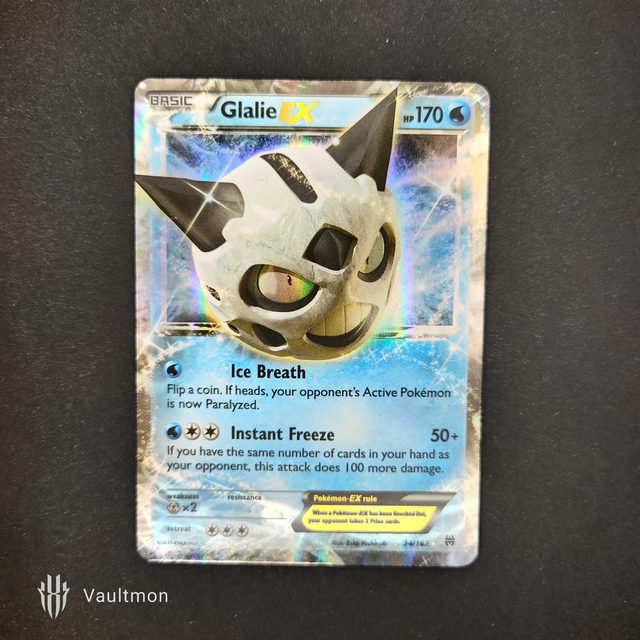 Glalie EX 34/162 X&Y BREAKthrough  Ultra Rare Holo
