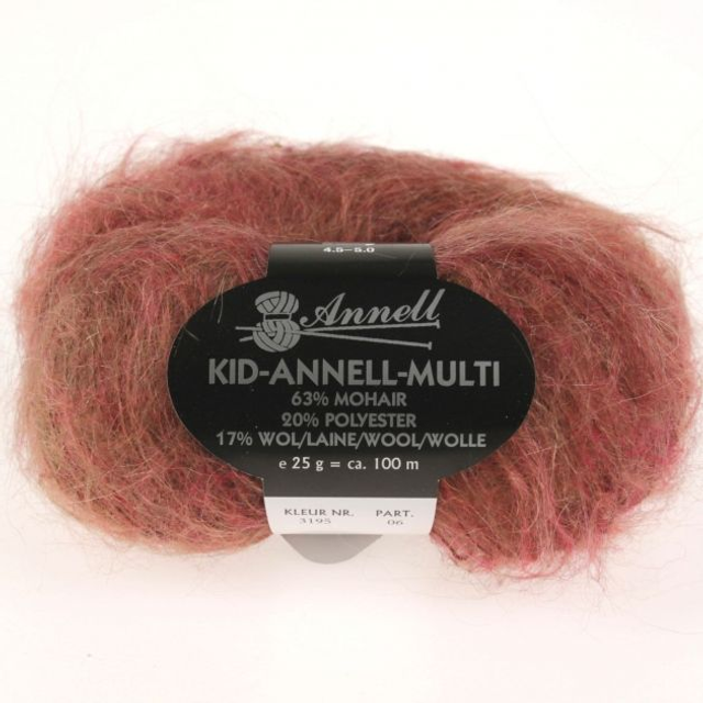 Kid Mohair Multi kleur 3195