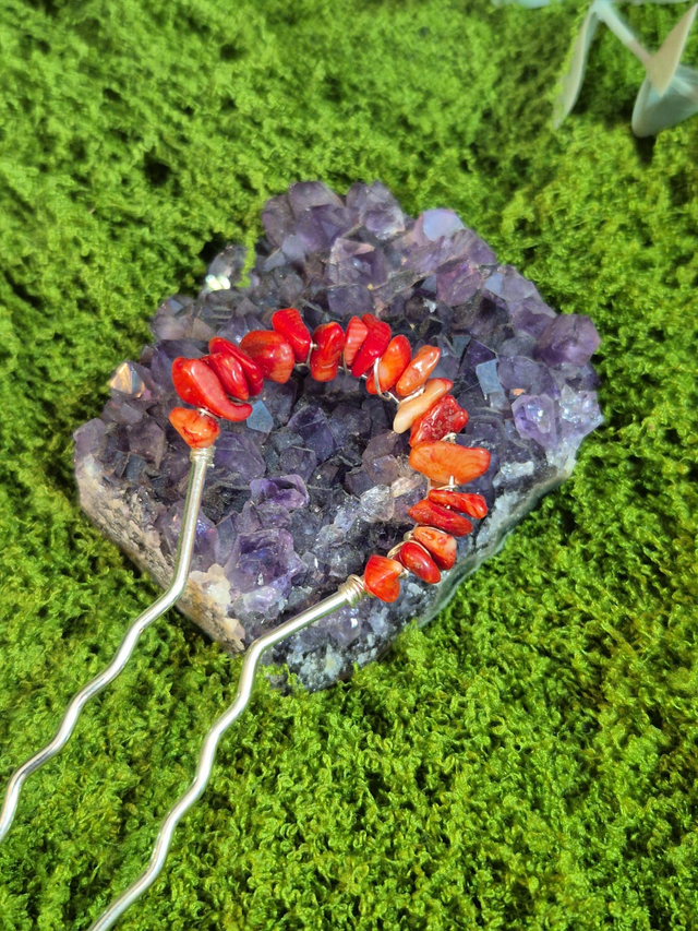 Pic Sacré Jaspe Rouge synthétique