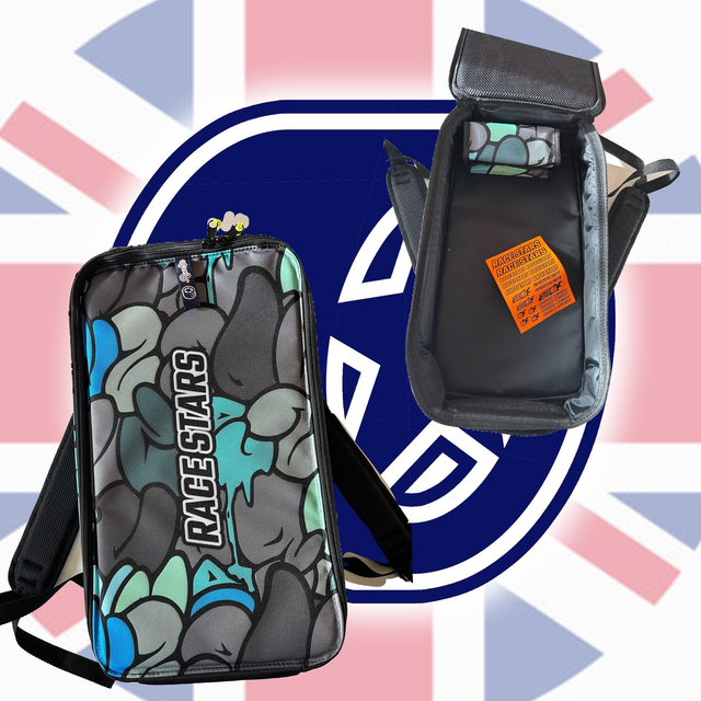 Classic Graffiti Green Padded Backpack including 1 Lipo Bag