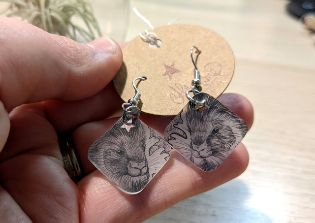 Porc-Epic, boucles d&#039;oreilles