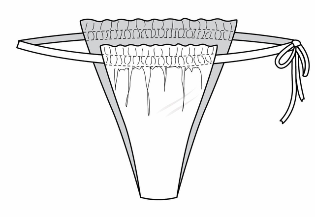 Create your own bikini bottom - Bikini Unterteil Brazilien mit seitlicher Weitenverstellung