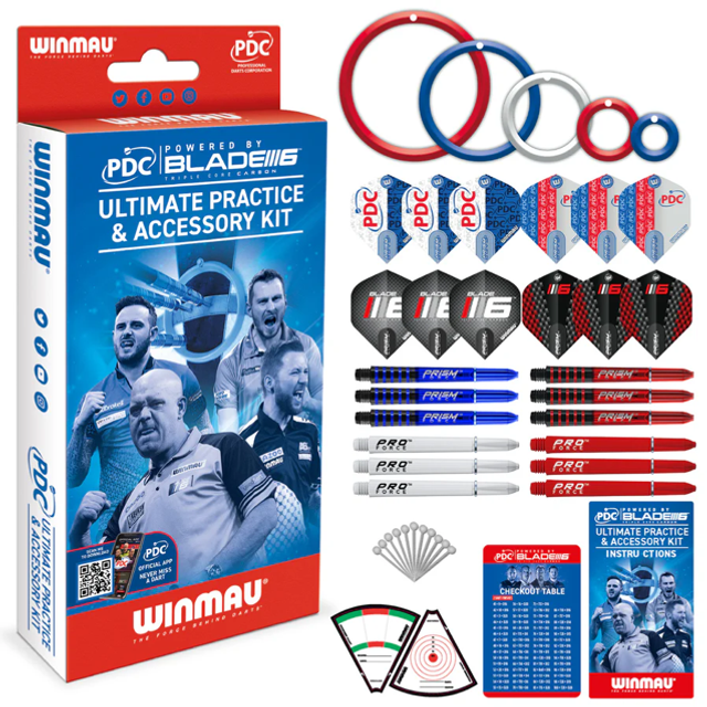WINMAU PDC ULTIMATE PRACTICE &amp; ACCESSORY KIT