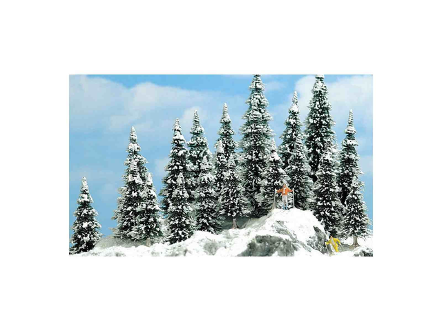 20 sapins enneigés Busch 6466 H0