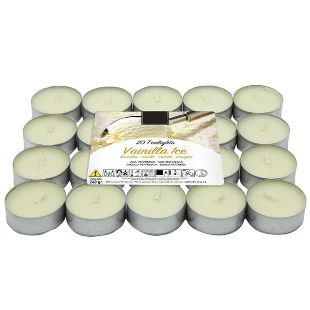  Lumar Aromatic Velas aromáticas (Vainilla Ice Pack 20 Velas)