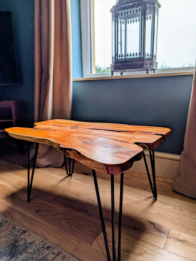 Coffee Table - Waney Edge Yew