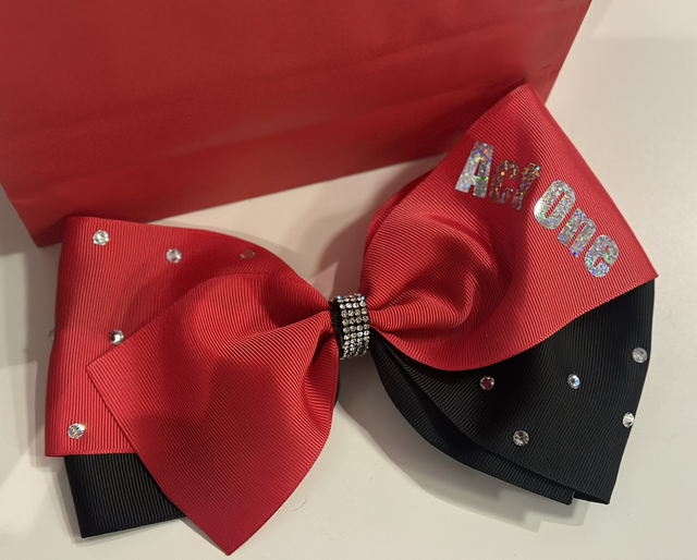 Sparkly Act One Hair Bow 