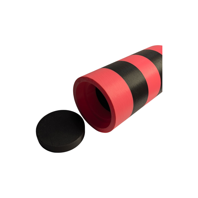 Flo Pink and Black Ground Marker