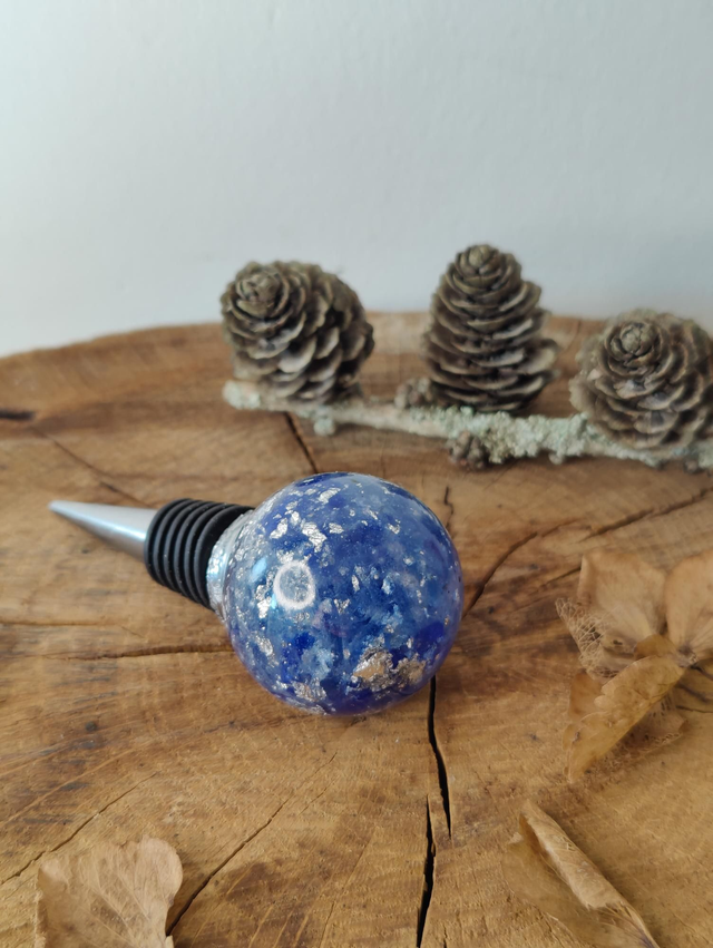 Bouchon de bouteilles réutilisable modèle bleu galactic 