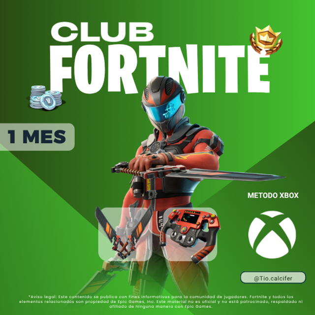 Club Fortnite Xbox 1 mes