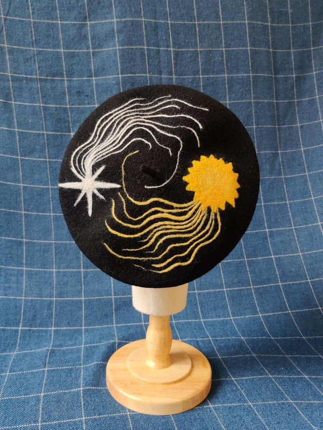 Celestial // Upcycled Beret