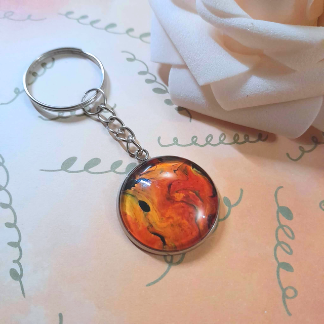 TIM - Porte-clés métal argenté