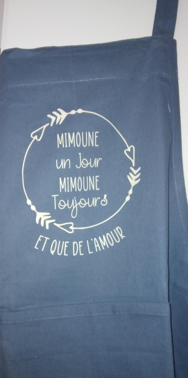 Tablier de cuisine adulte personnalisé