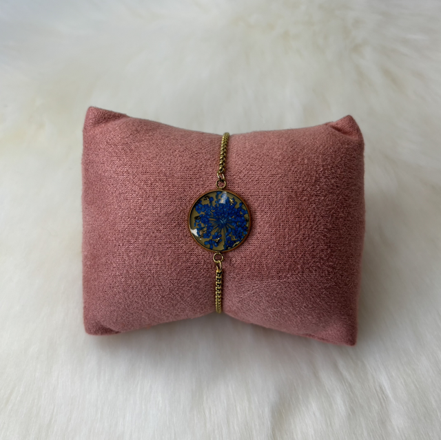 Bracelet Bloom bleu foncé
