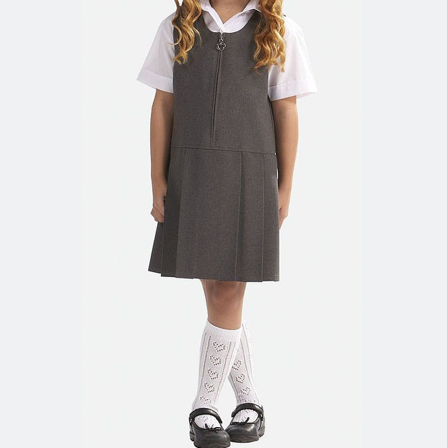 Grey Pinafore
