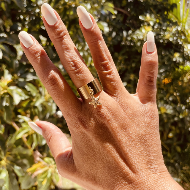 Bague MALIBU | Ajustable en acier inoxydable