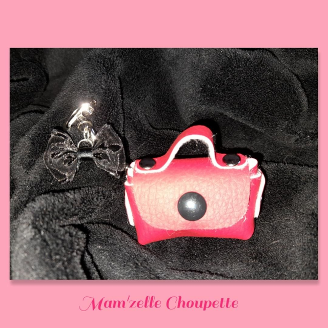 Porte-clés Mini-sac rouge