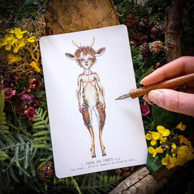 Carte &quot;Faune des forêts&quot; 1