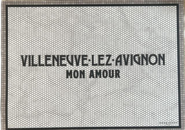 Set de table : Villeneuve, ou texte 