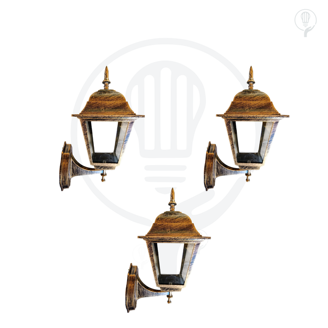 Farol aplique muro Pack de 3