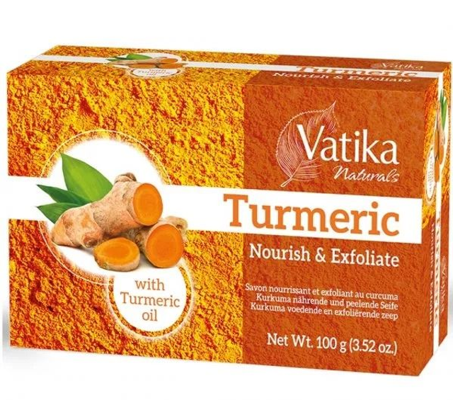 VATIKA: TURMERIC SOAP 100G