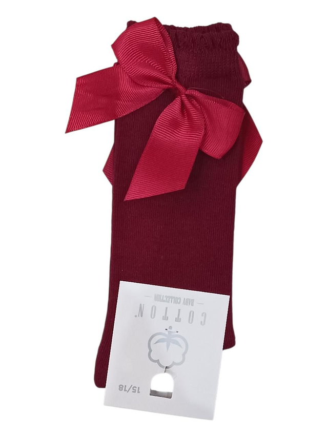 Chaussettes haute bordeaux