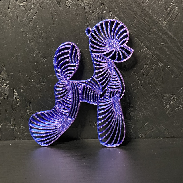 3D - Poodle Asian Neon City