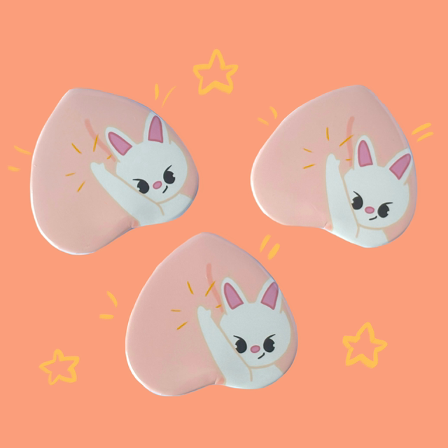 Stray kids Button | Lee Know Leebit Bunny Butt