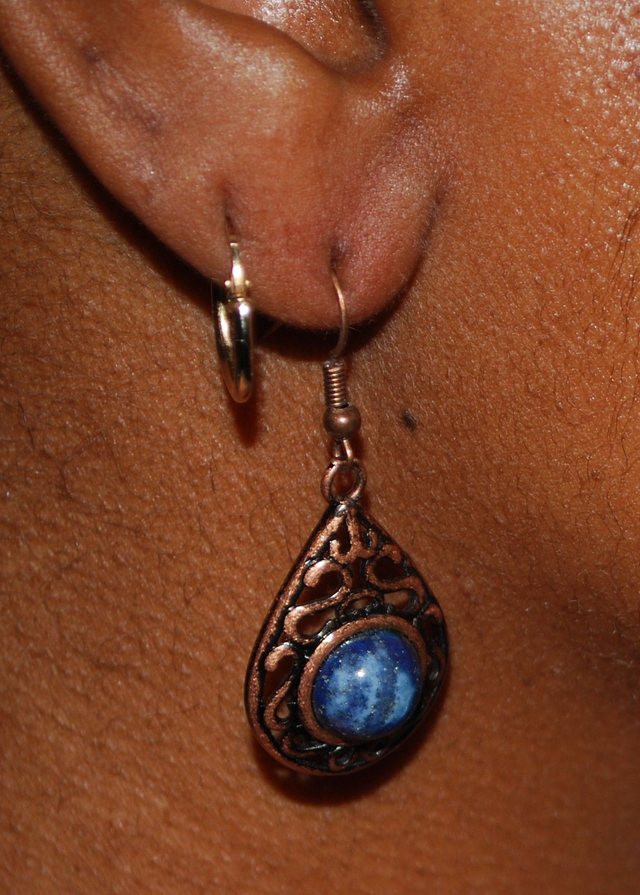 Boucles d&#039;oreille lapis-lazuli