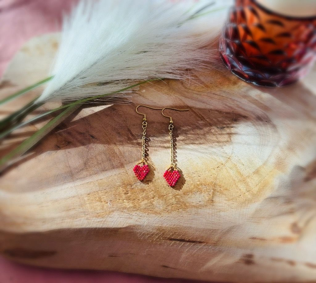 Boucles d'oreilles - LOVE