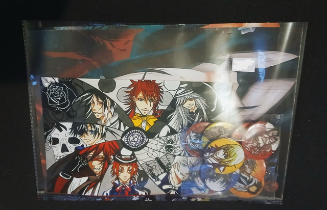 Black butler Lots Badge, dessin A5 et carte postal 