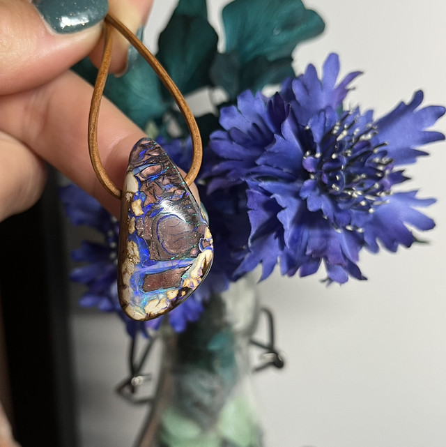 Pendentif en Opale Boulder