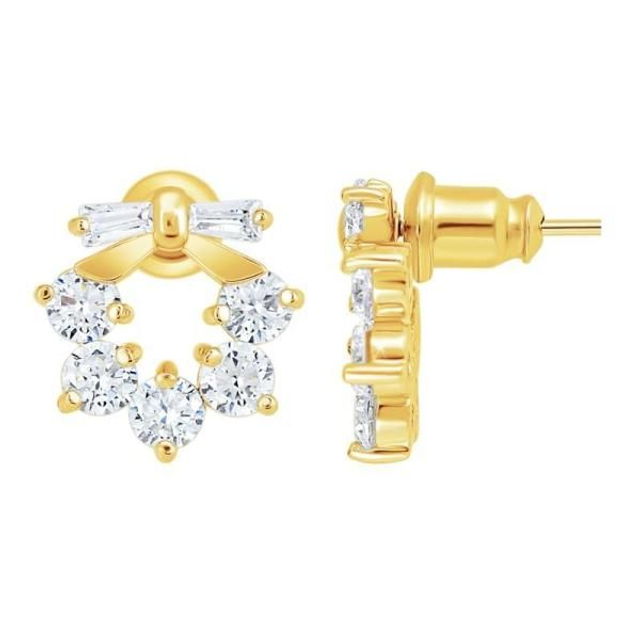 Boucles d'oreilles Flocon B1188