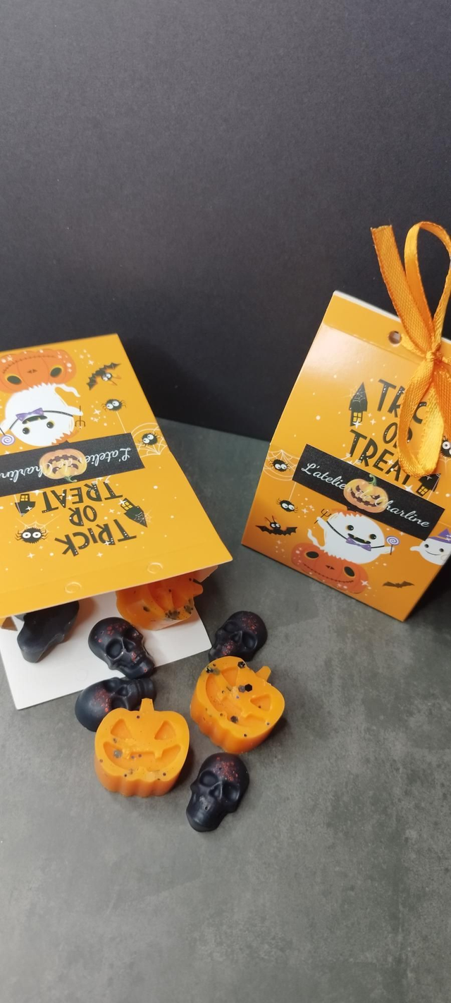 Boîte fondants parfumés halloween 