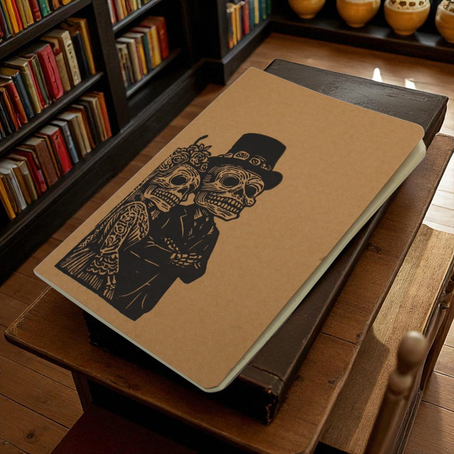 Carnet de notes Kraft - illustration &quot;Zyanya&quot;