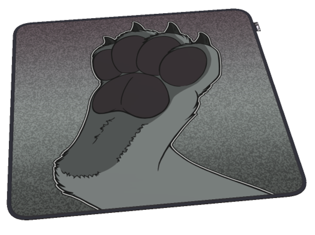 Mousepad: Wolf paw