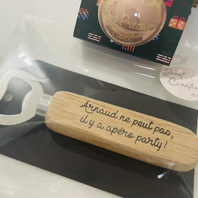 Décapsuleur personnalisable